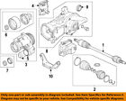 Lr051321 Land Rover Oem Discovery Sport Axle