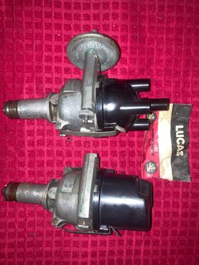 Mg1100 Lucas 40853 Two Genuine 25d Points Distributors 63-65 Spriget 62-65