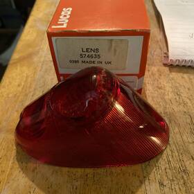 574635 Lucas Nos Tail Lamp Lens Xk140 Xk150 Mk1 7 8 9 Triumph Tr3 Mga Bugeye