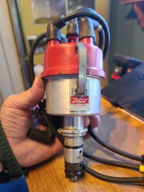 2332001h Mallory Original Dual Point Racing Distributor Mga Mgb