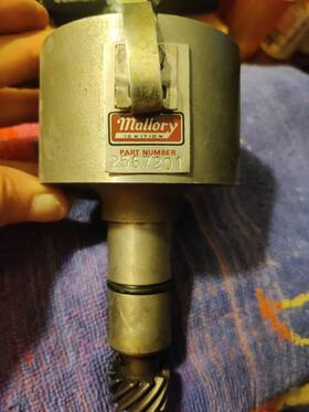 2567201 Mallory Ignition Distributor Vw Aircooled Points