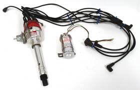 5748201h Mallory Ignition Distributor With Spark Plug Wires And Coil Used Gm