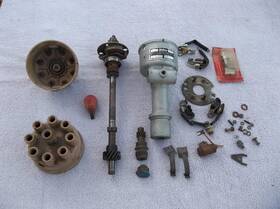 Yl-519c Mallory Used Ford Small Block Dual Point Distributor With Tach Drive 260 289 302