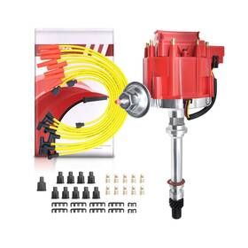 Gm08 Mas Gm08wire Performance Hei Distributor And Wiring Set 65k Coil Compatible With Chevy 3