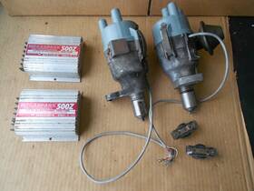 T3t10785 Mazda Vintage Rx Rotary Engine Distributor Parts Lot And Megaspark 500z For