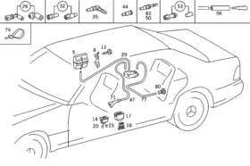 129-800-08-22 Mercedes-benz Genuine Distributor