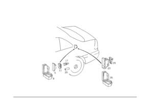 210-800-00-77 Mercedes-benz Genuine Connection Plate