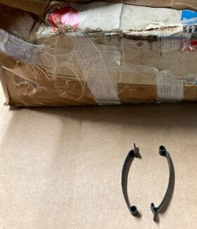 1838508 Mopar Pair Dist Cap Hold Down Springs 1958-89 Plymouth Dodge Chry Nos