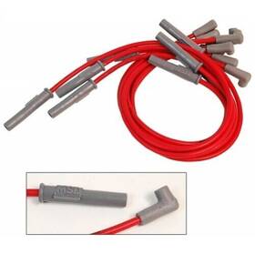 32119 Msd Super Conductor Spark Plug Wire Set For 90-97 Chevy Bb Efi Pickup Red