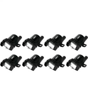 55098 Msd Street Fire Ignition Coil Set For 99-07 Gm L-series Trucks Black 8pc