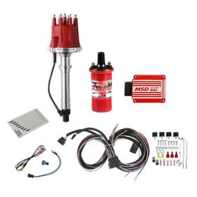 85551k Msd Chevy V8 Pro-billet Distributor Bundle
