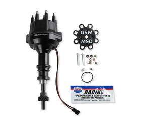 857931 Msd Small Diameter Pro-billet Distributor Steel Gear Black