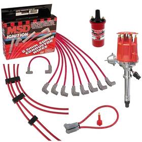 9109188 Msd 8360 Ready-to-run Hei Fits Chevy Distrib. Ignition Kit 35599 Wires