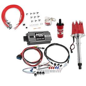 9109197 Msd 85551 Fits Chevy V8 Billet Distributor Ignition Kit 64253/31229