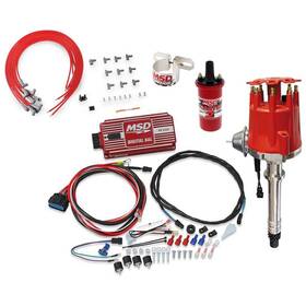9109200 Msd 8361 Fits Chevy Billet Distributor With Vac Ignition Kit 6425/31229
