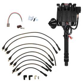 9109239 Msd 83653 Black Pro-billet Hei Distributor Ignition Kit Bb Fits Chevy