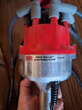 Pn-8478 Msd Ignition Pro Billet Vacuum Advanced Distributor For 351 Windsor