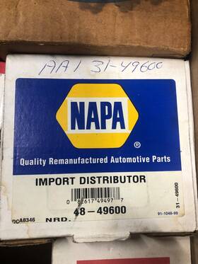 48-49600 Napa Reman Distributer Chrysler 1995-00 2.4