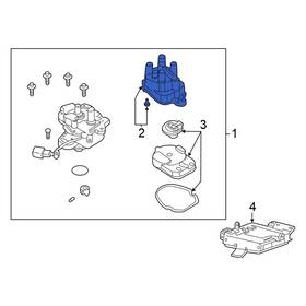 221623s505 Nissan Oe For Frontier 1998-2004 Distributor Cap