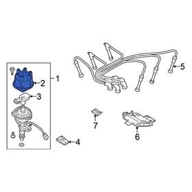 221627b000 Nissan Oe For Frontier 1999-2003 Distributor Cap