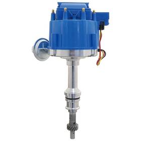 Ppheid-f9001bl Oeg Parts New Hei Distributor For Ford 351w 5.8 V8 Sbf Direct Fit Replacement Blue