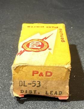 Dl-53 P&d Vintage Distributor Lead Wires New Old Stock In Original Box