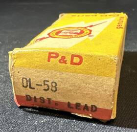 Dl-58 P&d Vintage Distributor Lead Wire New Old Stock In Original Box
