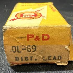 Dl-69 P&d Vintage Distributor Lead Wires New Old Stock In Original Box