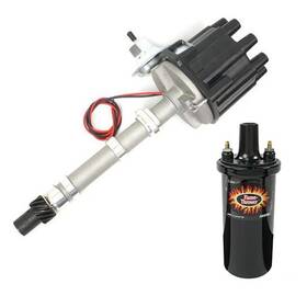 9100850 Pertronix Flame-thrower Electronic Distributor Fits Chevy V8 With Coil