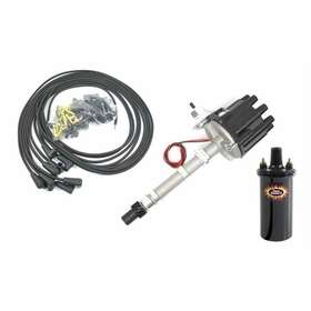 9101461 Pertronix Flame-thrower Sbc Distibutor Coil And Wire Kit 6 Volt