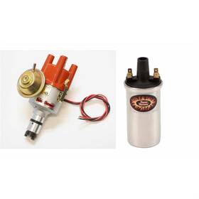 9101465 Pertronix Flame-thrower Distributor Vw Type 1 And Ignition Coil