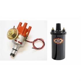 9101466 Pertronix Flame-thrower Dist Vw Type 1 And Black Coil 40 000 Volt