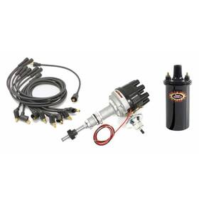 9101472 Pertronix Flame-thrower Sbf Distributor Coil And Wires 6 Volt