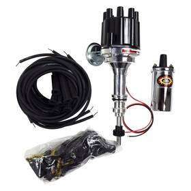 Bundle008 Pertronix Marine Flame-thrower Billet Distributor Ford Big Block V8