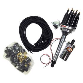 Bundle010 Pertronix Marine Flame-thrower Billet Distributor Chevy Small Block V8