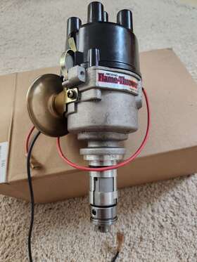 D177600 Pertronix D1776 Flame-thrower Electronic Distributor Cast British 6 Cyl