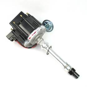 D71050 Pertronix Flame-thrower Hei Iii Distributor Fits Chevy V8 Black