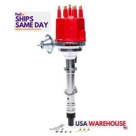 D30500711 Pertronix Ignition D305711 One Billet Distributor Chevy V8 Red Male Cap Perform
