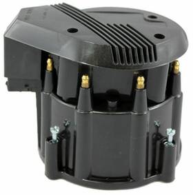 Hr0426 Pirate Mfg Black Hei Performance Distributor Cap And Rotor Fits Hot Rod V8 Sbc/bbc/olds/pont
