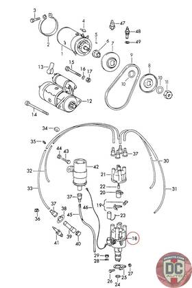 61660220300 Porsche 1965-1969 912 Distributor New
