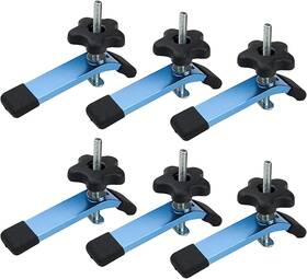 71168-p3 Powertec 71168 T-track Hold Down Clamps 5-1/2 Inch L X 1-1/8 Width 6 Pk
