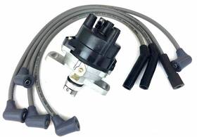 96565196 Rally 96565195 Distributor With Spark Plug Wire Set For Daewoo Matiz 1.3l 2000 To 2002
