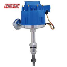 Heid-f9000bl Rcps Blue Cap Hei Distributor For Ford V8 302 5.0l Efi To Carb Conversion Long Shaft