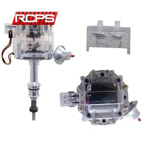 Heid-f9000cl Rcps New Clear Cap Hei Distributor For Ford V8 302 5.0l Efi Carburator Conversion