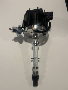 98365-2 Renegade Distributor Hei Coil-in-cap Vacuum Adv Blk Cap For Sbc Bbc