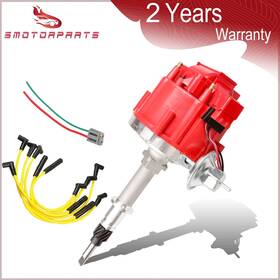 M13086j915 Smotorparts Ignition Distributor With Plug Wires Cj5 Cj7 Fit Amc Jeep Inline 6 232 258 Cyl
