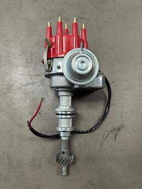 Pce376.1085.01 Speedmaster Ford 351c / 460 Early Ready To Run Distributor Red Cap