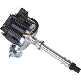 2896501-blk Speedway Motors Hei Distributor Black Fits Chevy Small Block