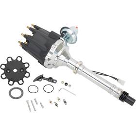 2897601-blk Speedway Motors Pro Series Billet Distributor With Vacuum Advance Sbc/bbc Black