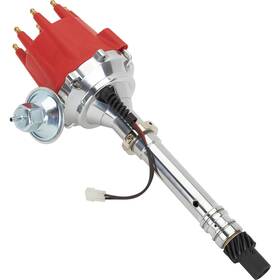2897601-red Speedway Motors Pro Series Billet Distributor Red Fits Chevy